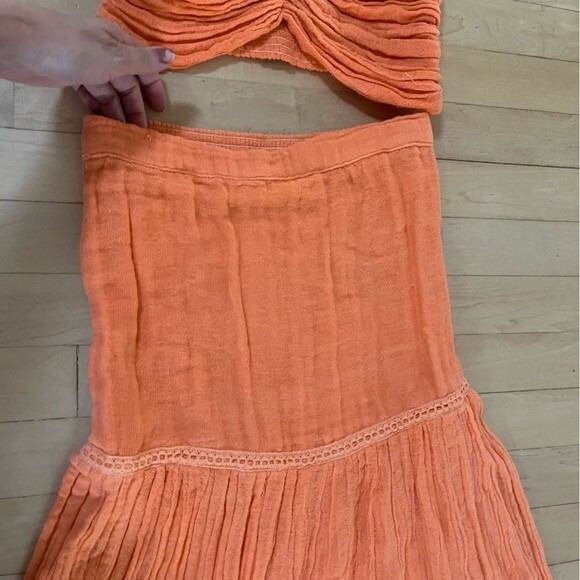 Jen's Pirate Booty Ceri Bralette  and Maxi Skirt Set in Embers S NWOT - Picture 6 of 12
